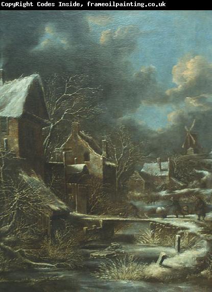 Klaes Molenaer Winter landscape.