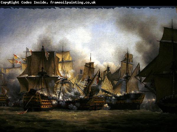 Louis-Philippe Crepin The Redoutable at the battle of Trafalgar