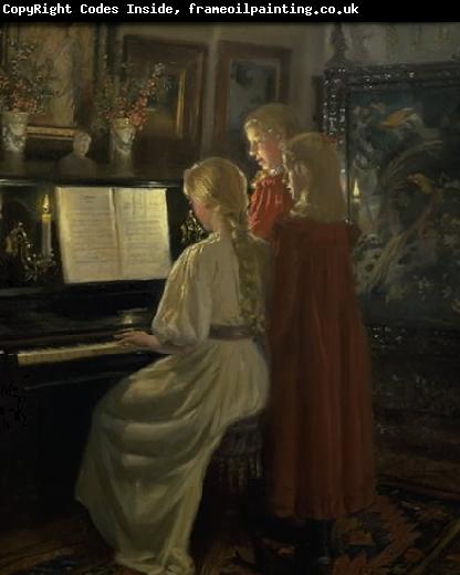 Michael Ancher Children Singing