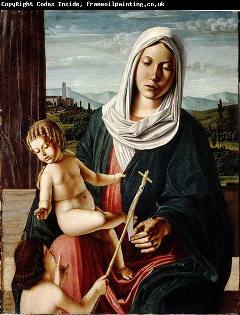 Michele da Verona Madonna and Child with the Infant Saint John the Baptist
