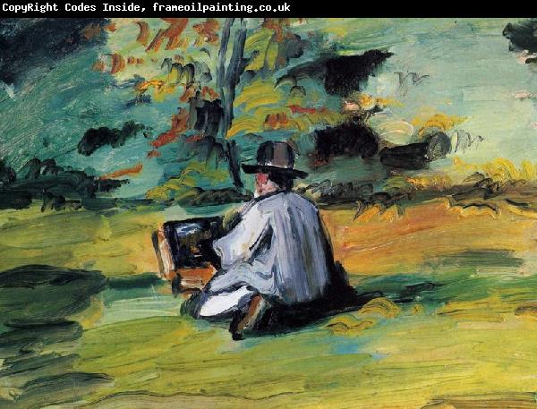 Paul Cezanne Ein Maler bei der Arbeit