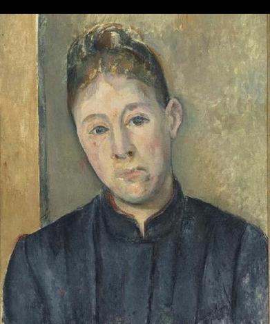 Paul Cezanne Portrait of Madame Cezanne.