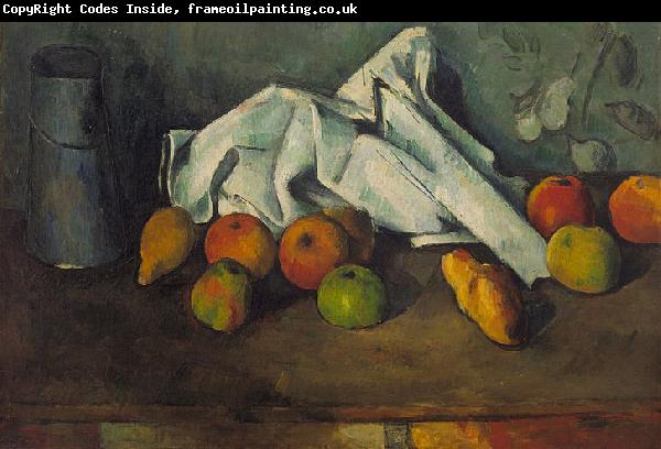 Paul Cezanne Milk Can and Apples