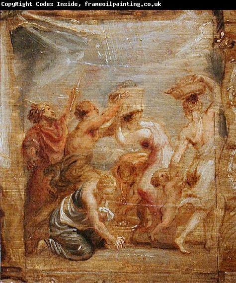 Peter Paul Rubens The Israelites Gathering Manna