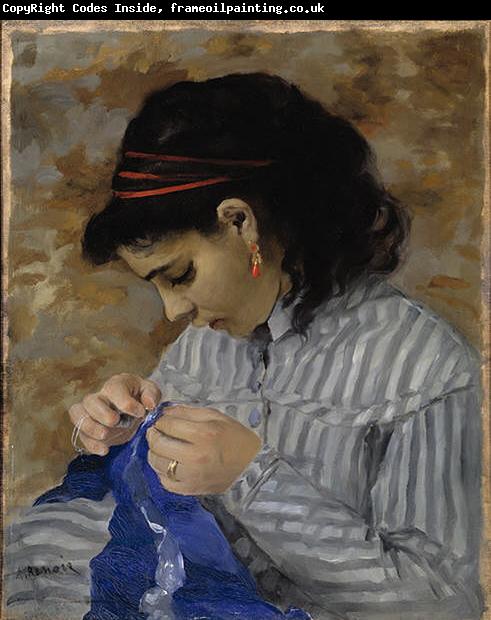 Pierre-Auguste Renoir Lise Sewing