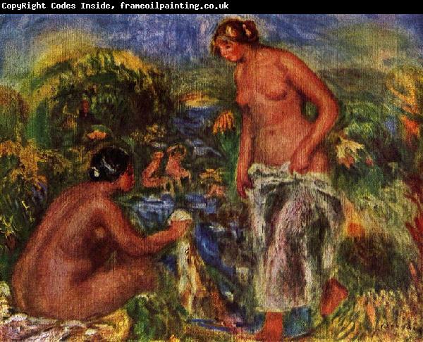 Pierre-Auguste Renoir Badende Frauen