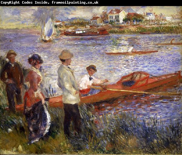Pierre-Auguste Renoir Rowers at Chatou