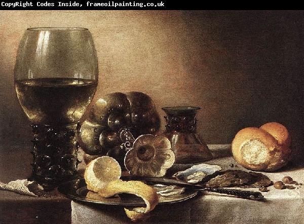 Pieter Claesz Still-Life with Oysters