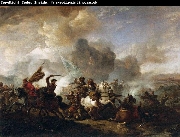 Pieter Wouwerman Skirmish of Horsemen between Orientals and Imperials