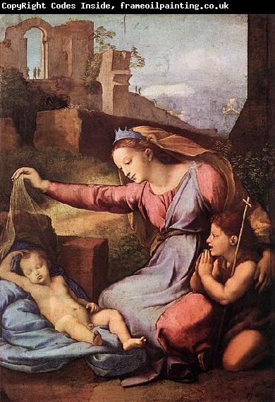 RAFFAELLO Sanzio Madonna with the Blue Diadem