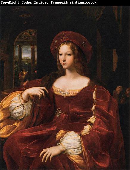 RAFFAELLO Sanzio Portrait of Dona Isabel de Requesens, Vice-Queen of Naples