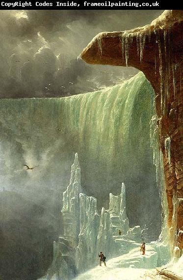 Regis Francois Gignoux Niagara, The Table Rock in Winter'