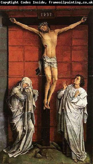 Rogier van der Weyden Christus on the Cross with Mary and St John