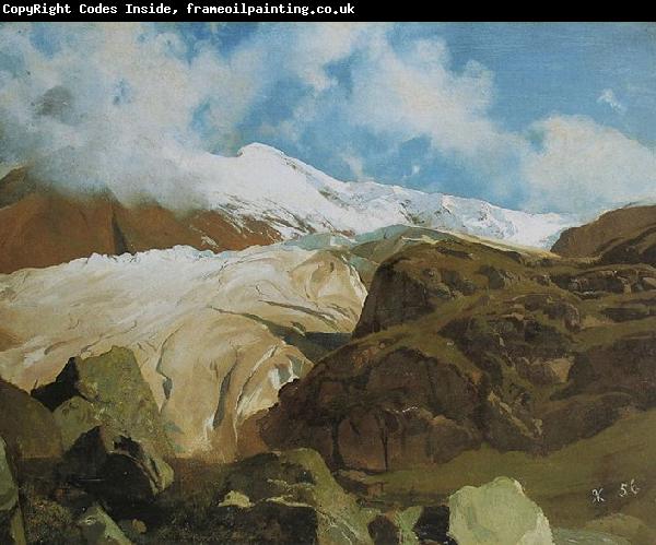 Rudolf Koller Gletscher am Sustenpass