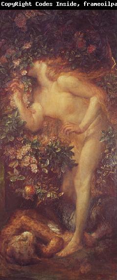 george frederic watts,o.m.,r.a. Eve Tempted