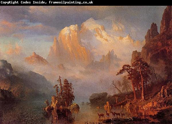 Albert Bierstadt Rocky Mountains