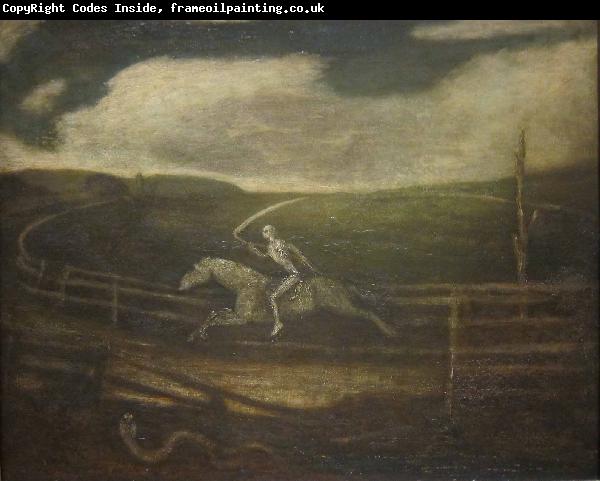 Albert Pinkham Ryder Die Rennbahn oder der Tod auf einem fahlen Pferd