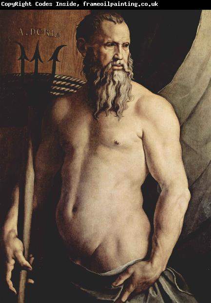 Angelo Bronzino Portrat des Andrea Doria als Neptun