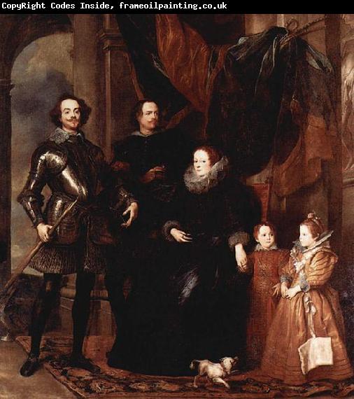 Anthony Van Dyck Portrat der Familie Lomellini