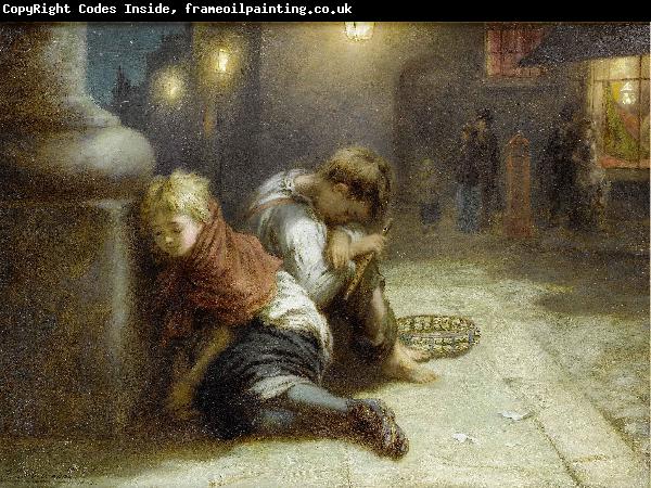 Augustus Saint-Gaudens Fatigued Minstrels