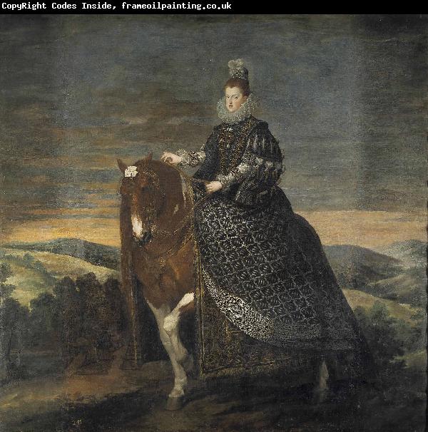 Diego Velazquez Equestrian Portrait of Margarita of Austria