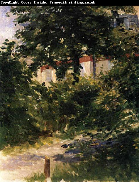 Edouard Manet Gartenweg in Rueil