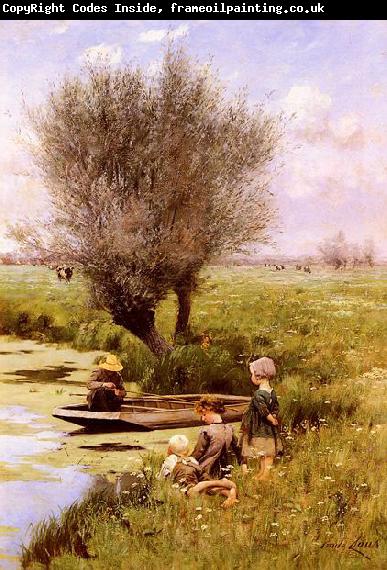 Emile Claus Afternoon Along The River