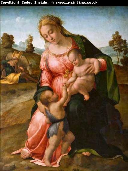 Francesco Granacci Madonna and Child with St John the Baptist
