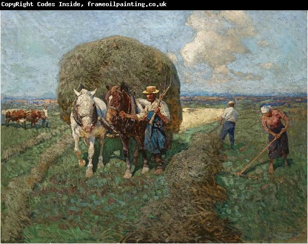 Franz Roubaud The hay card