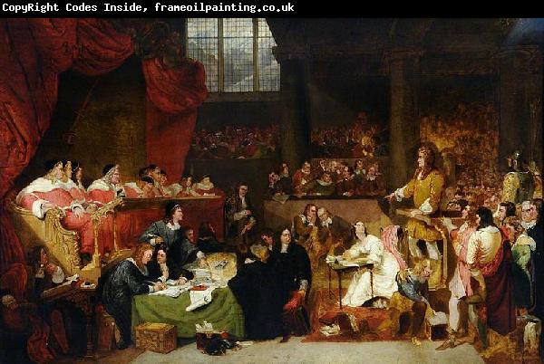 George Hayter Trial of William Lord Russell in 1683,