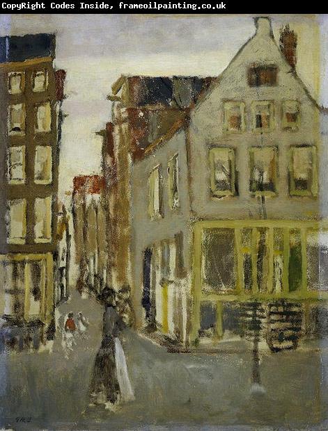 George Hendrik Breitner The Lauriergracht at the Tweede Laurierdwarsstraat