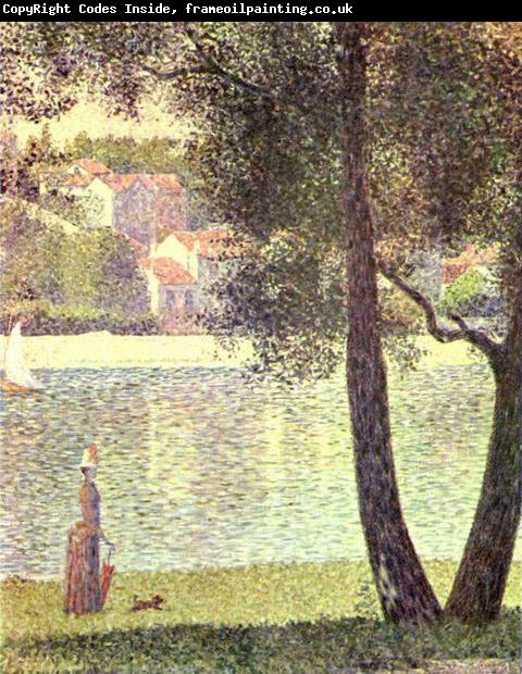 Georges Seurat Die Seine bei Courbevoie