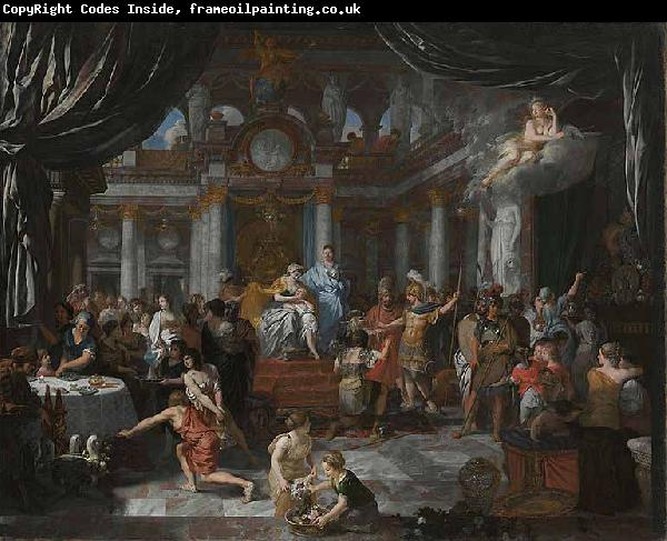 Gerard de Lairesse Aeneas beim Festmahl der Dido