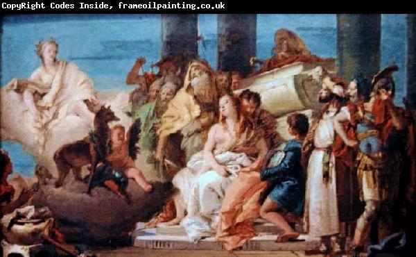 Giovanni Battista Tiepolo The Sacrifice of Iphigenia