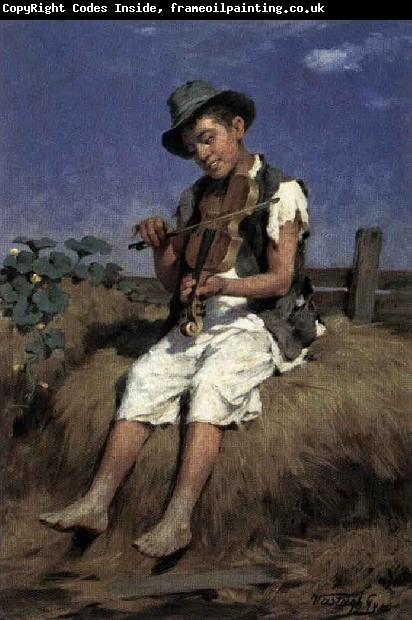 Gyorgy Vastagh Fiddler Gypsy Boy