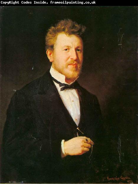 Gyula Benczur Portrait of odon Eder