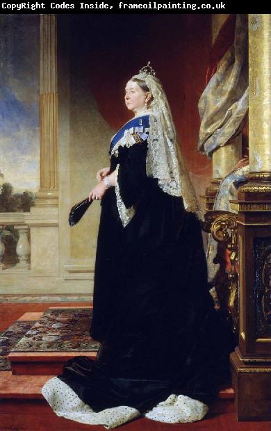 Heinrich Martin Krabbe Portrait of Queen Victoria as widow