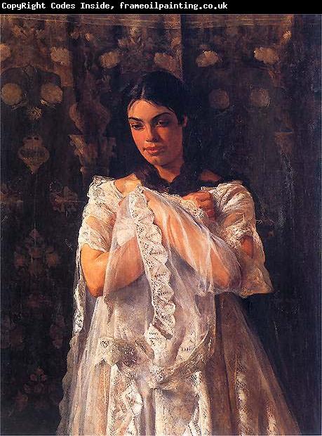 Jacek Malczewski Portrait of Helena Marcell.
