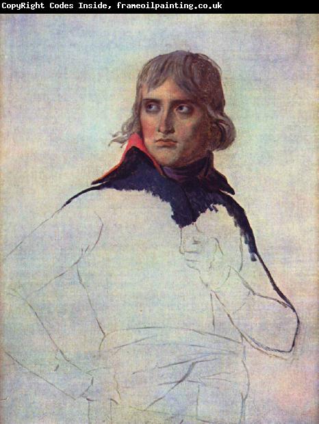 Jacques-Louis David Unfinished portrait of General Bonaparte