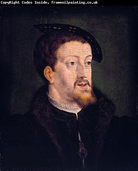Jan Cornelisz Vermeyen Portrait of Charles V (1500-58), emperor of the Holy Roman Empire