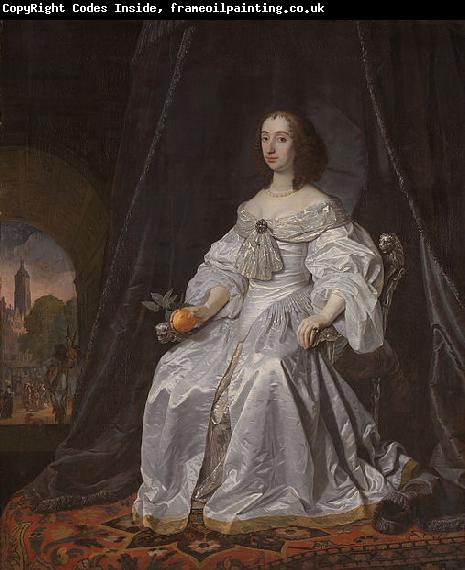 Johannes Lingelbach Princess Mary Stuart (1631-60). Widow of William II, prince of Orange