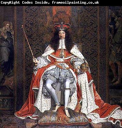 John Michael Wright Charles II of England in Coronation robes