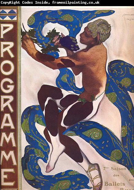 Leon Bakst in the ballet Afternoon of a Faun 1912