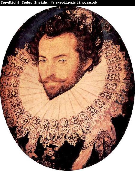 Nicholas Hilliard Portrait of Sir Walter Raleigh