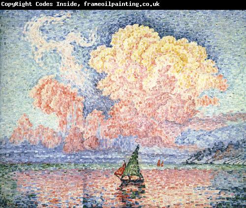 Paul Signac Antibes, the Pink Cloud
