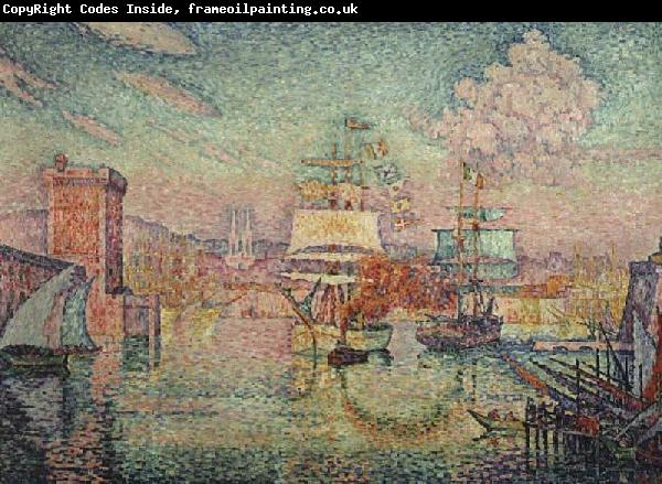 Paul Signac Entrance to the Port of Marseille