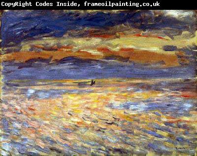 Pierre-Auguste Renoir Sunset at Sea