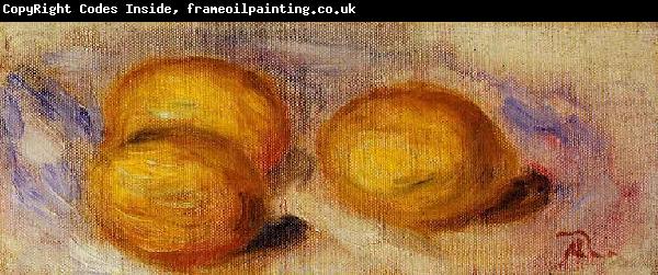 Pierre-Auguste Renoir Three Lemons