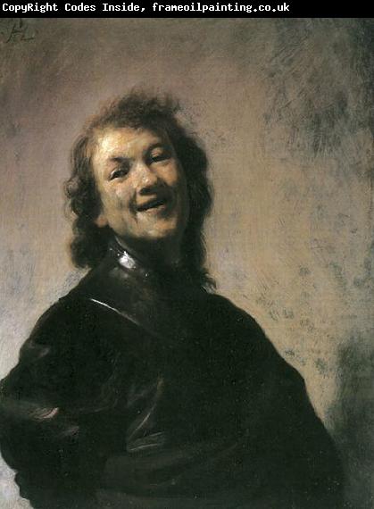 REMBRANDT Harmenszoon van Rijn Rembrandt laughing