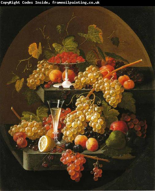 Severin Roesen Fruit and Wine Glass